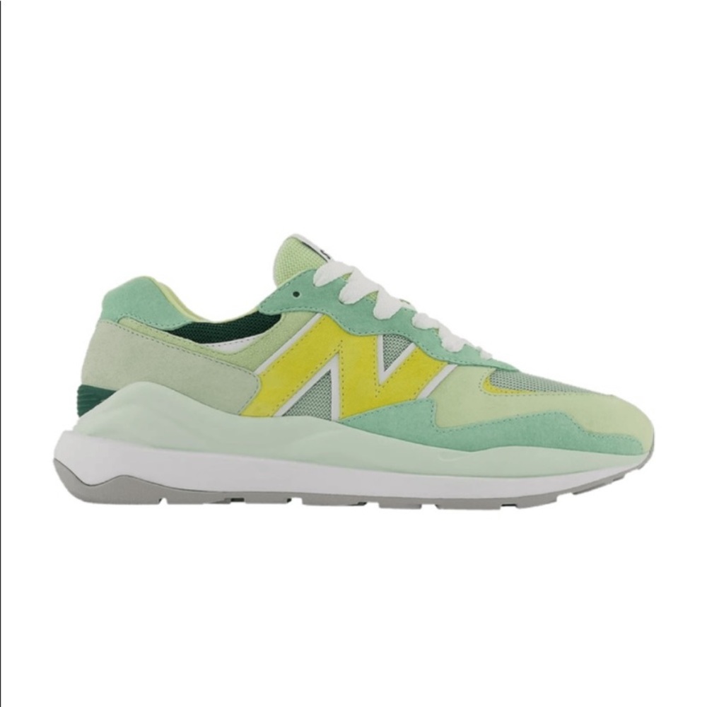 new balance staud agave green sneakers